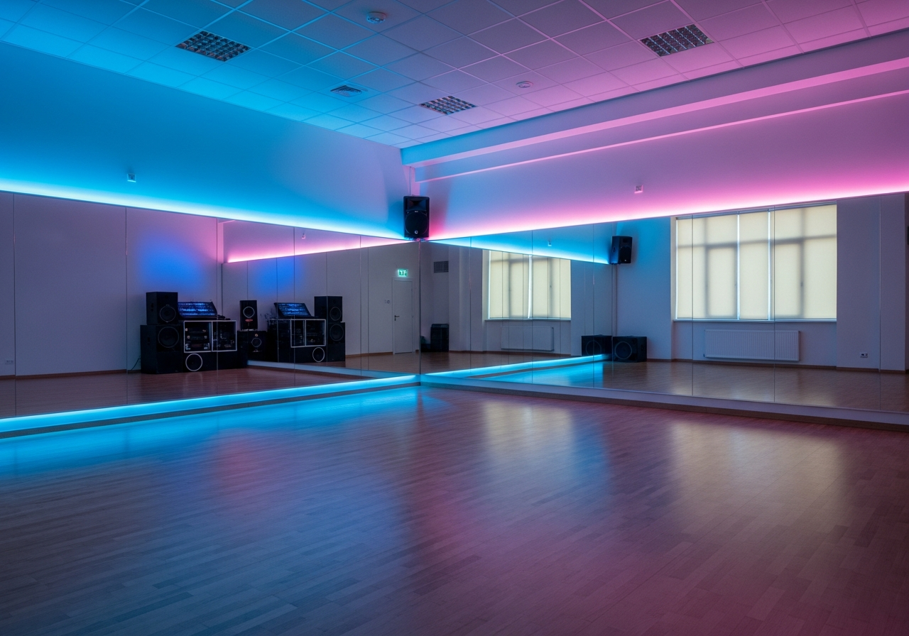 Зал танцевальных занятий Dance Hub